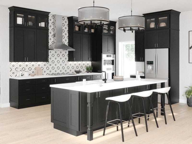 kitchen-cabinets-modernblack